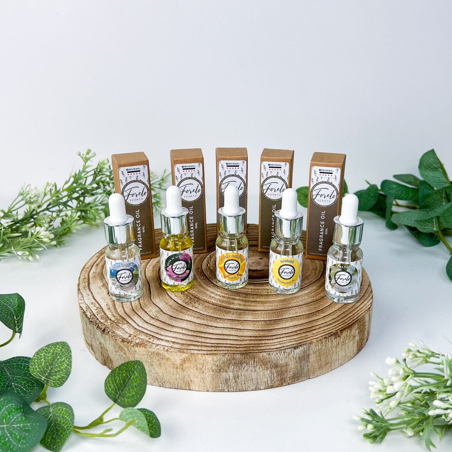 5 Fragrance Oil Pack of Favourite Scents - Forelo Scents