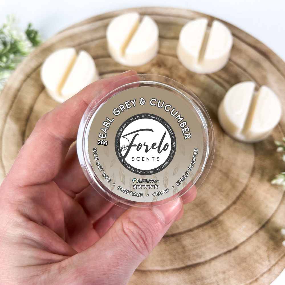 Earl Grey & Cucumber · Unisex Soy Wax Melt