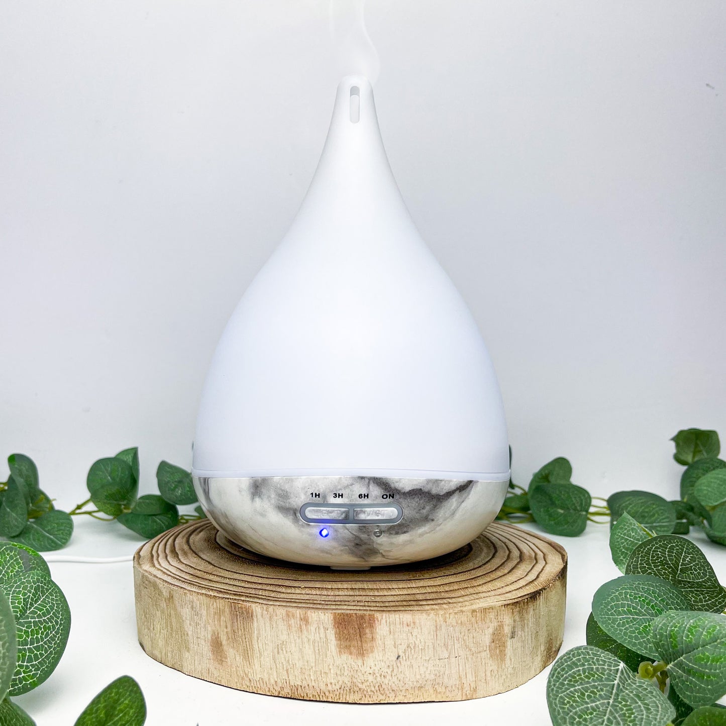 White Marble Teardrop Oil Diffuser