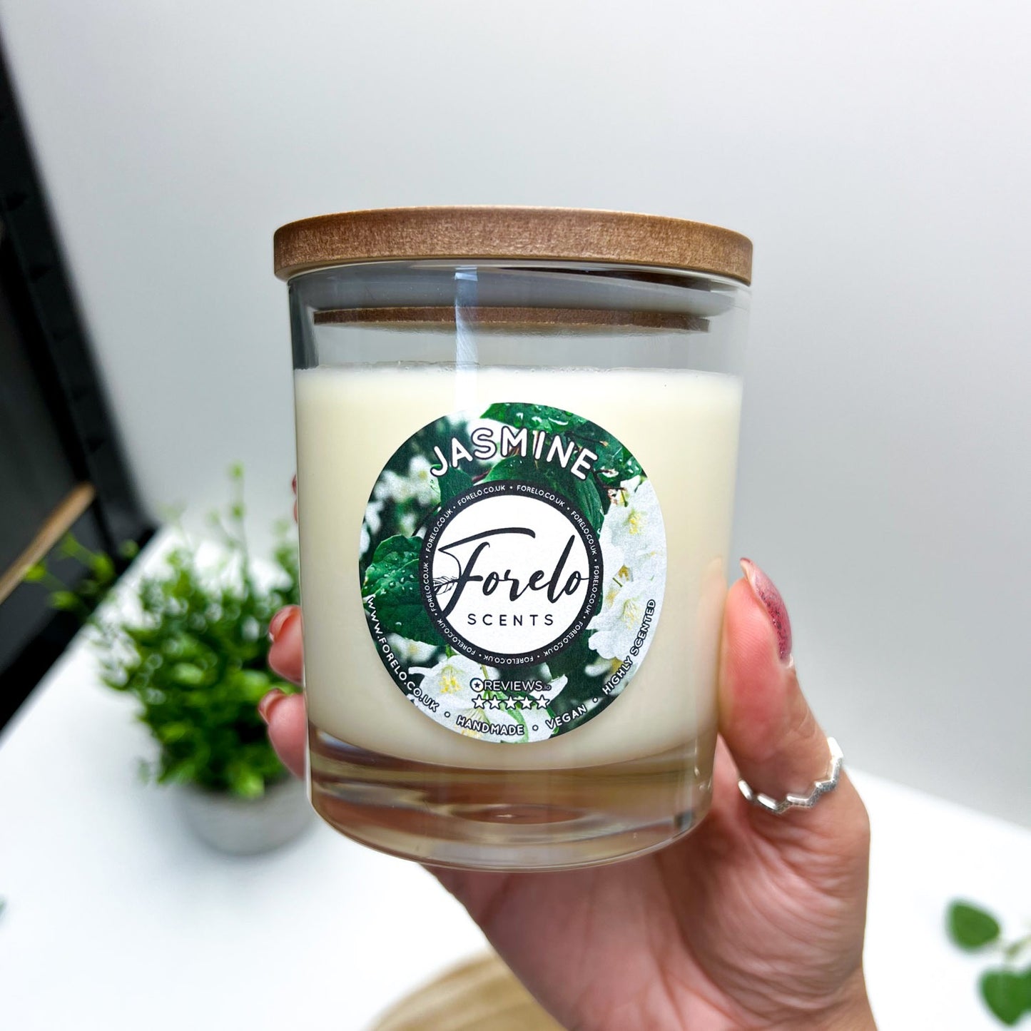 Jasmine Soy Candle 130Hrs Burn Time