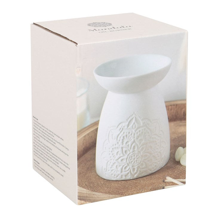 Tall Mandala Ceramic Wax Melt Burner