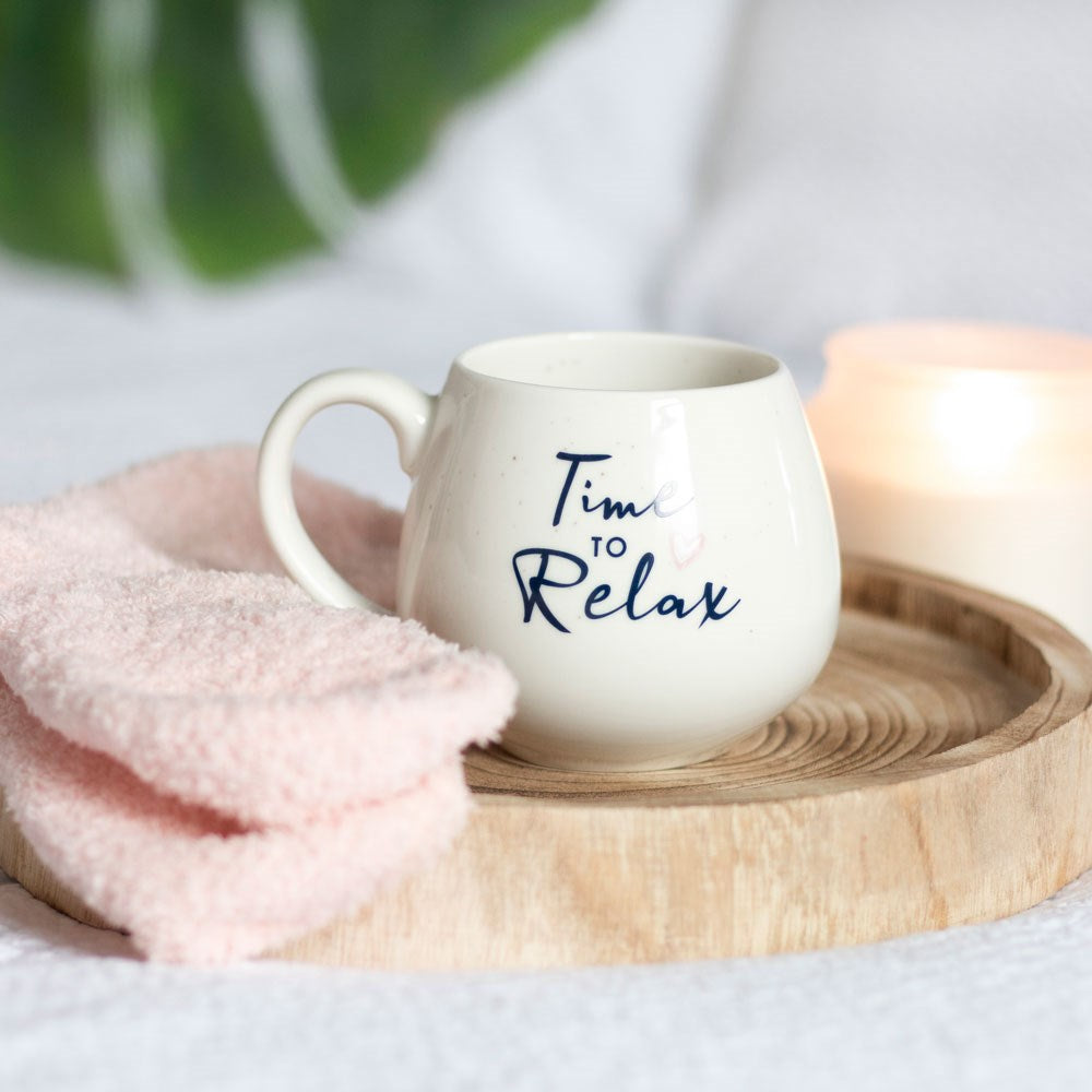 Time To Relax Mug & Fluffy Sock Set