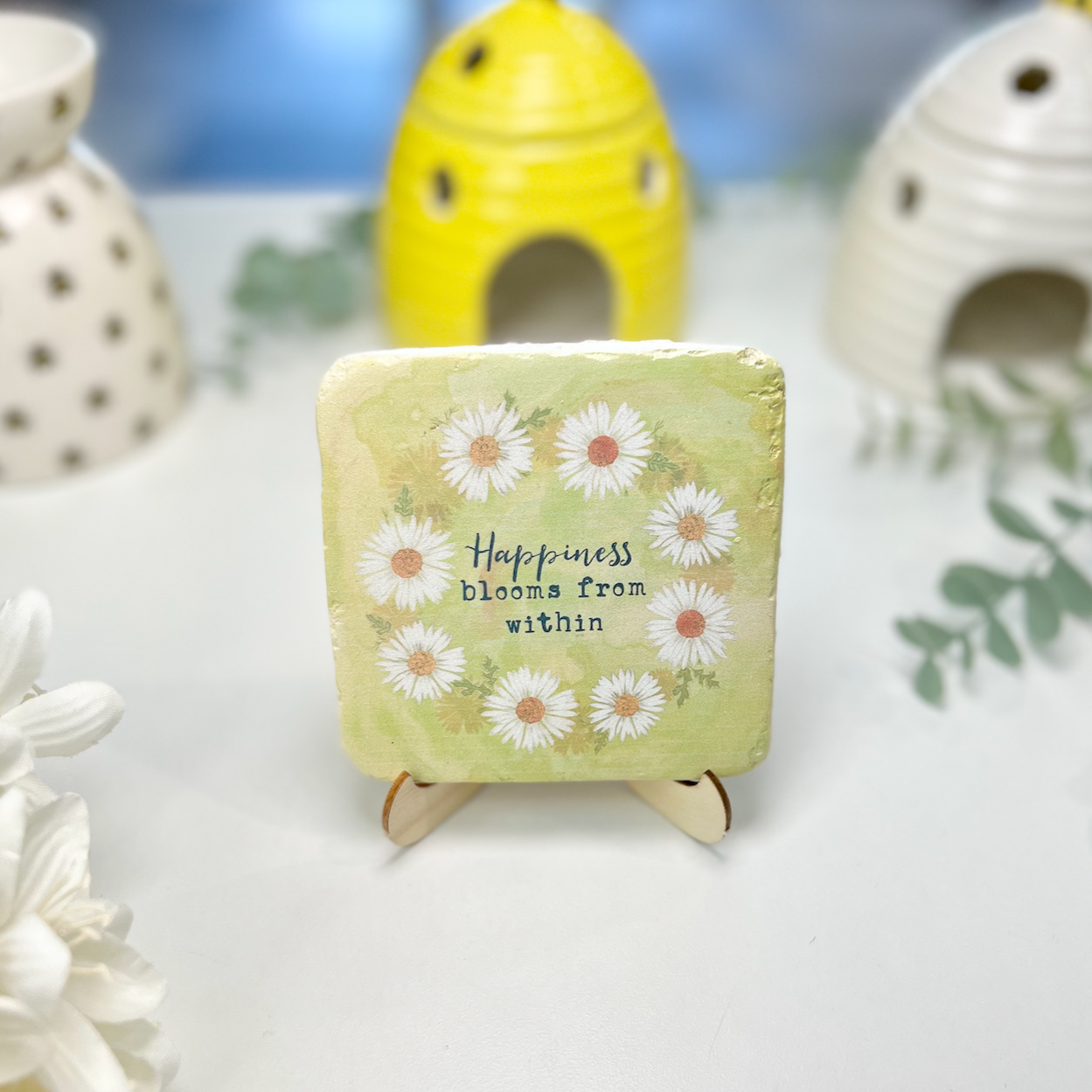 Bee-utiful Coasters With Quotes - Resin