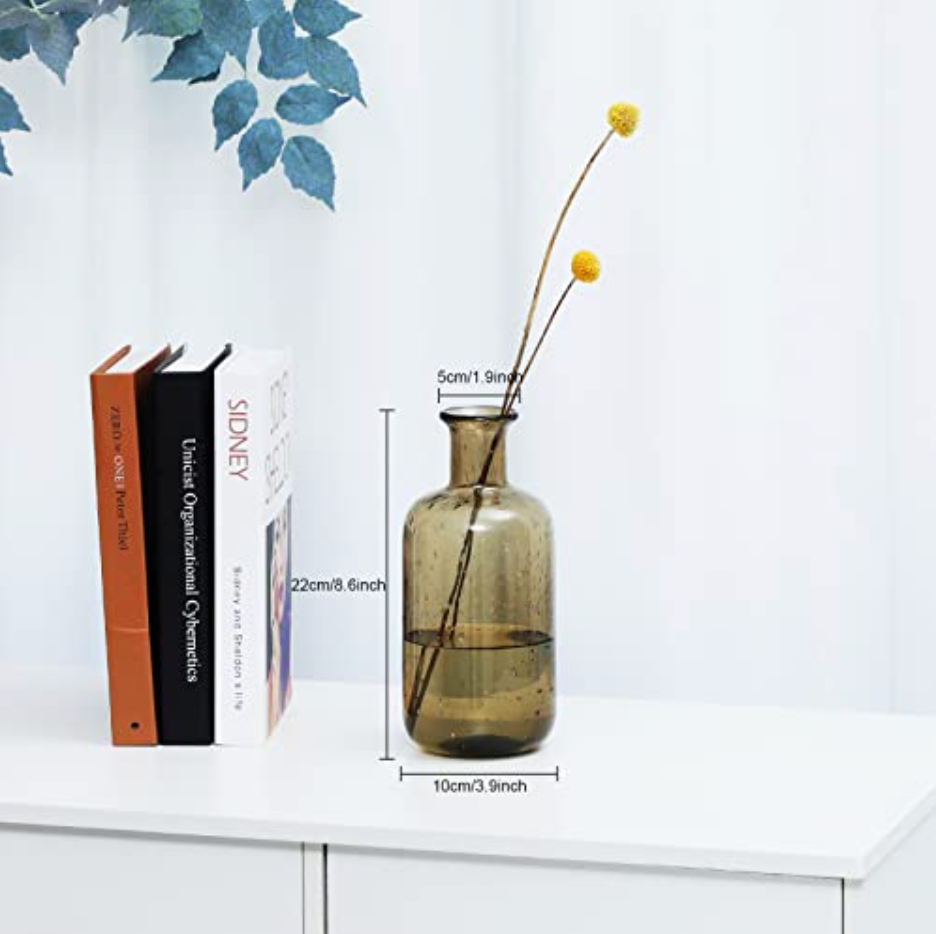 Water Effect Glass Vase - Unique Design