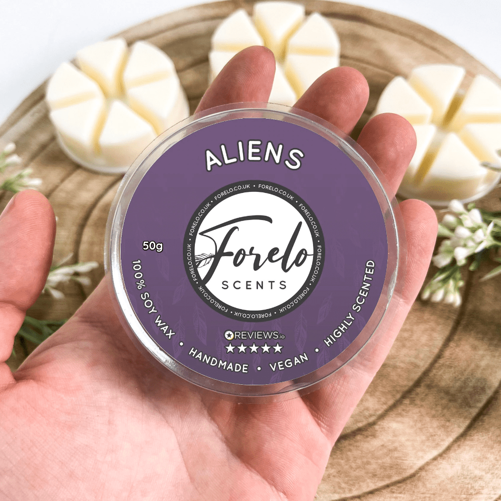 Aliens · Perfume Soy Wax Melt Highly Scented Home Fragrance - Forelo Scents