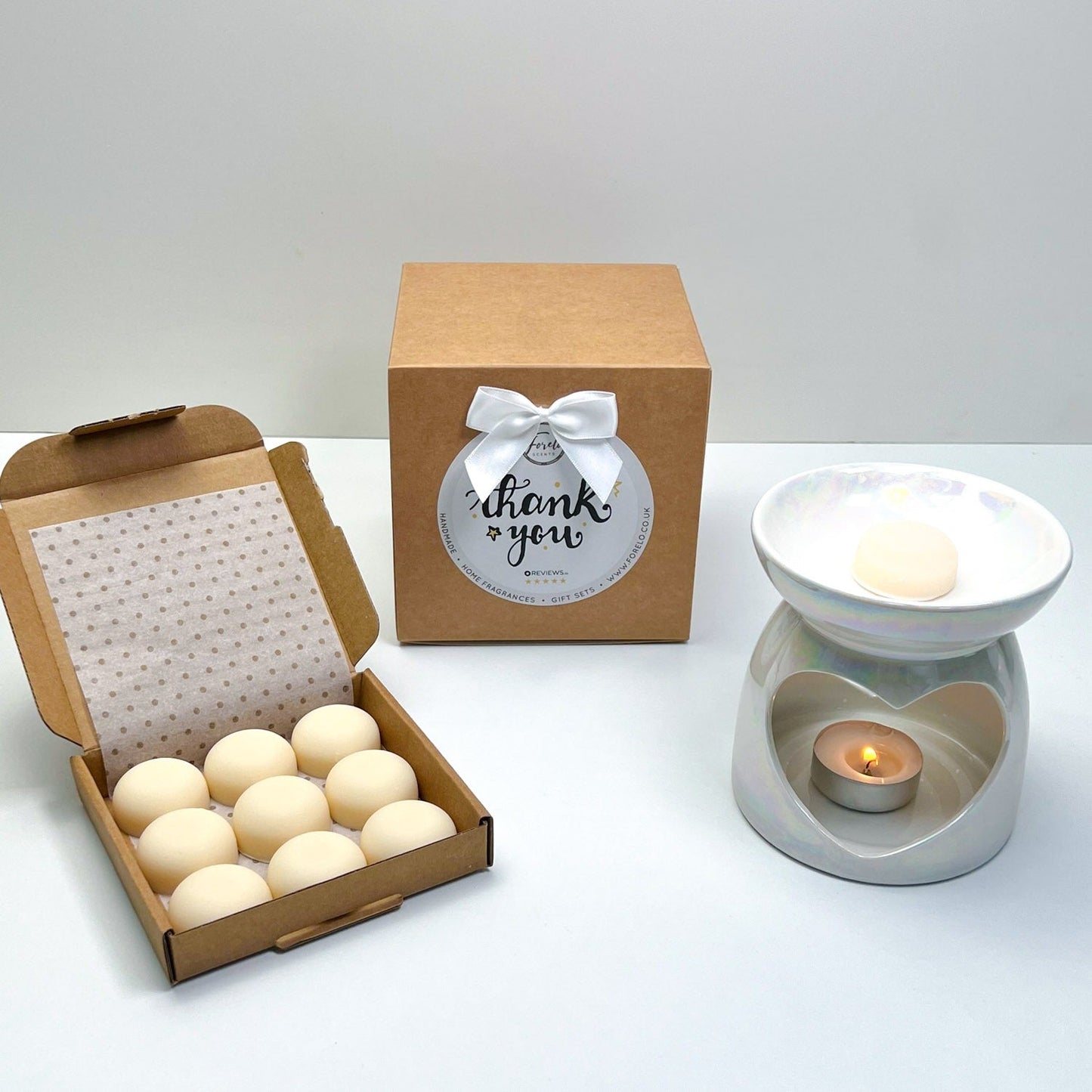 Amor Burner & Wax Melt Thank You Gift Set - Forelo Scents
