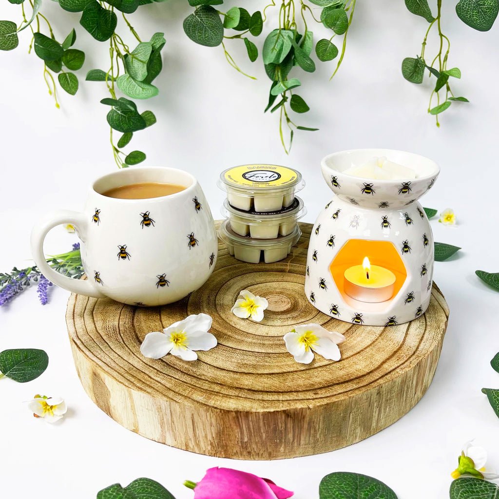 Bee Happy Burner & Mug Set - Forelo Scents