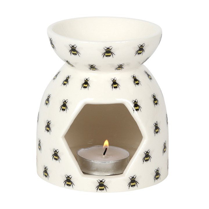 Bee Happy Ceramic Wax Melt Burner - Forelo Scents
