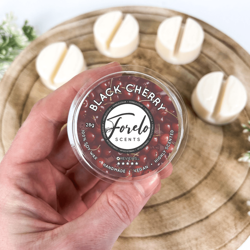 Black Cherry Scented Wax Melts - Home Fragrance Delight - Forelo Scents