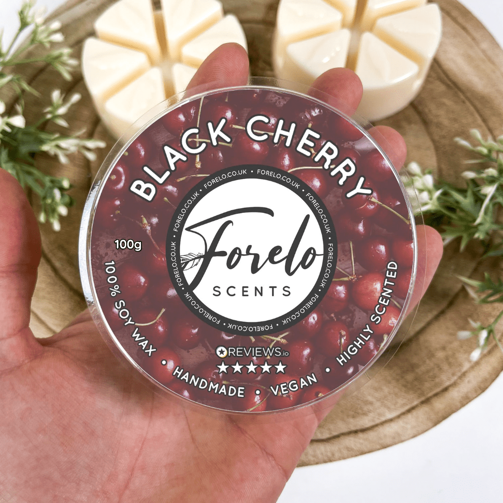 Black Cherry Scented Wax Melts - Home Fragrance Delight - Forelo Scents