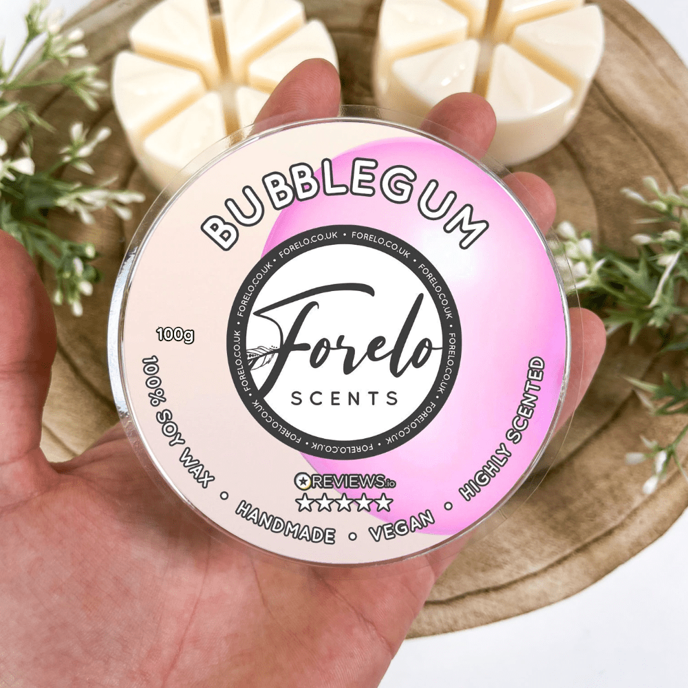 UK Bubblegum Scent Wax Melt - Home Fragrance Essential - Forelo Scents