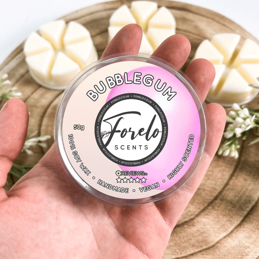 UK Bubblegum Scent Wax Melt - Home Fragrance Essential - Forelo Scents