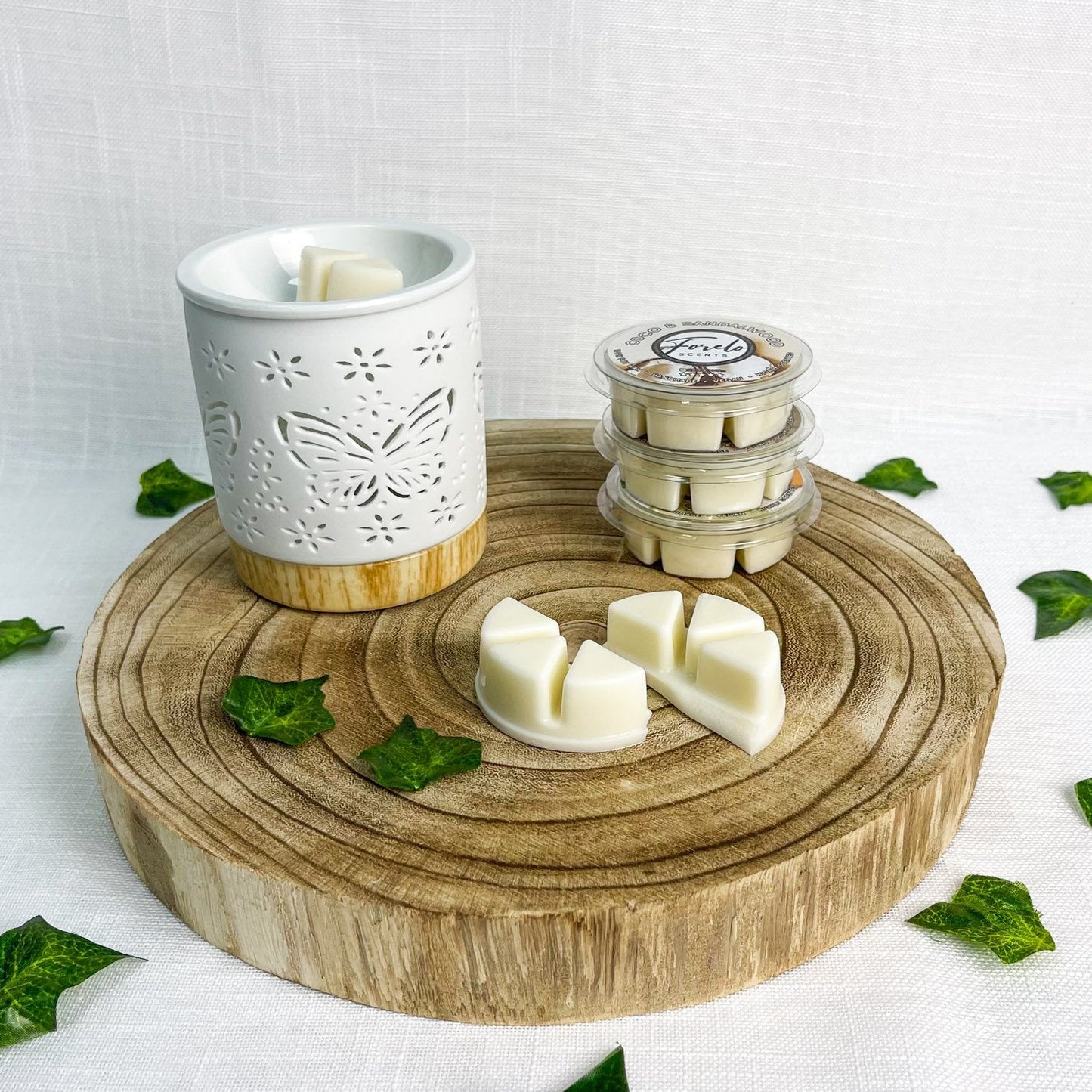 Butterfly Burner & Wax Melt Bundle - Forelo Scents