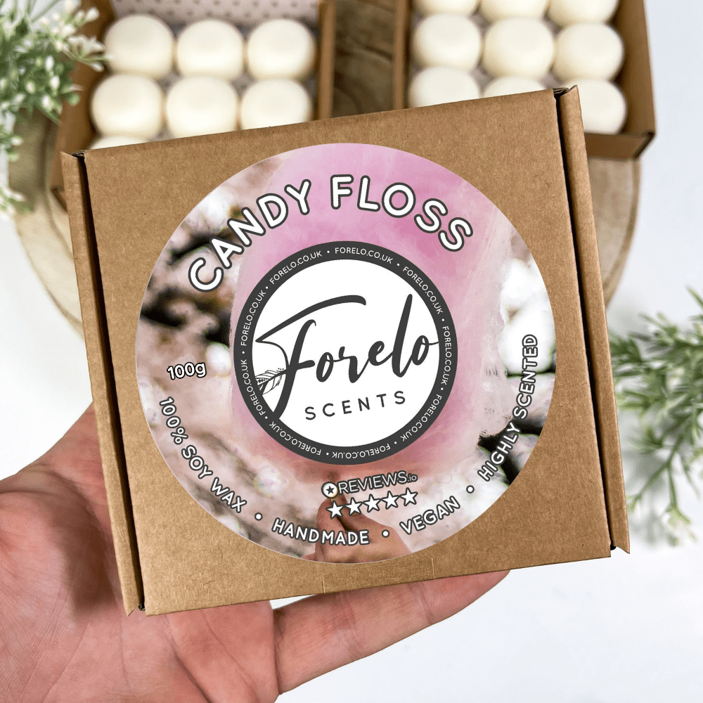 Handmade Sweet Candy Floss Wax Melts - Scented Home Fragrance - Forelo Scents
