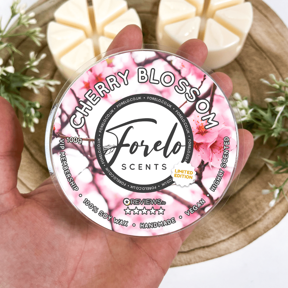 Cherry Blossom Soy Wax Melt – Fresh, Floral Home Fragrance - Forelo Scents
