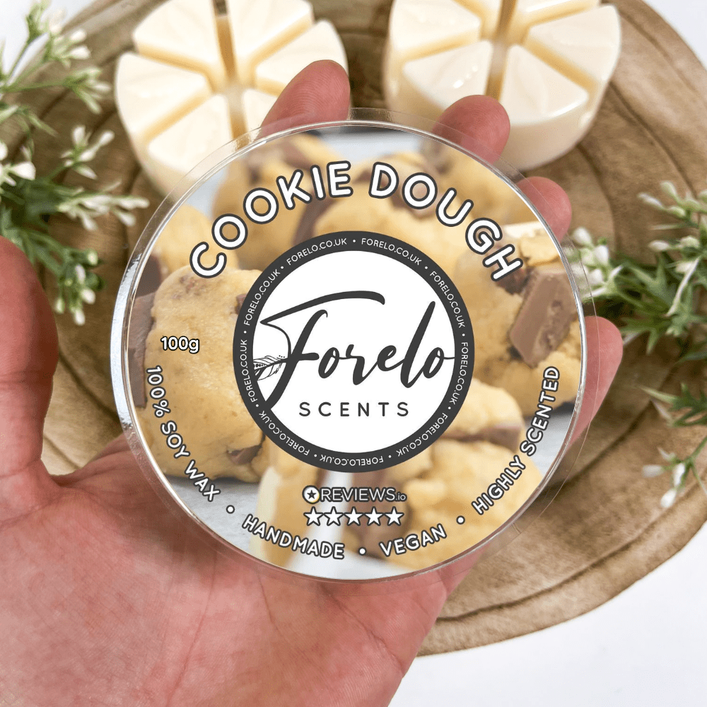 Vegan Cookie Dough Scented Soy Wax Melts - Natural Home Fragrance - Forelo Scents