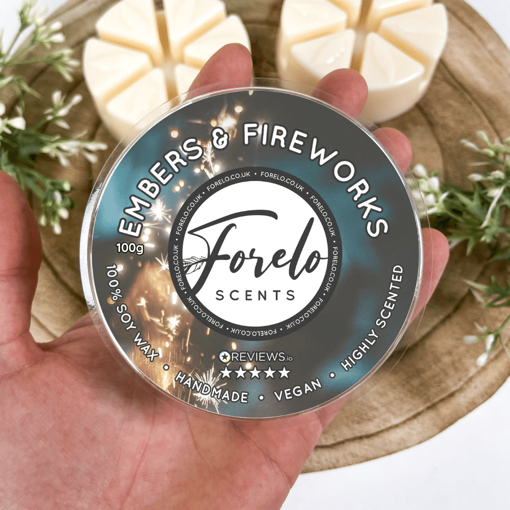 Embers & Fireworks Fragrance Melt - Soy Wax Vegan - Forelo Scents