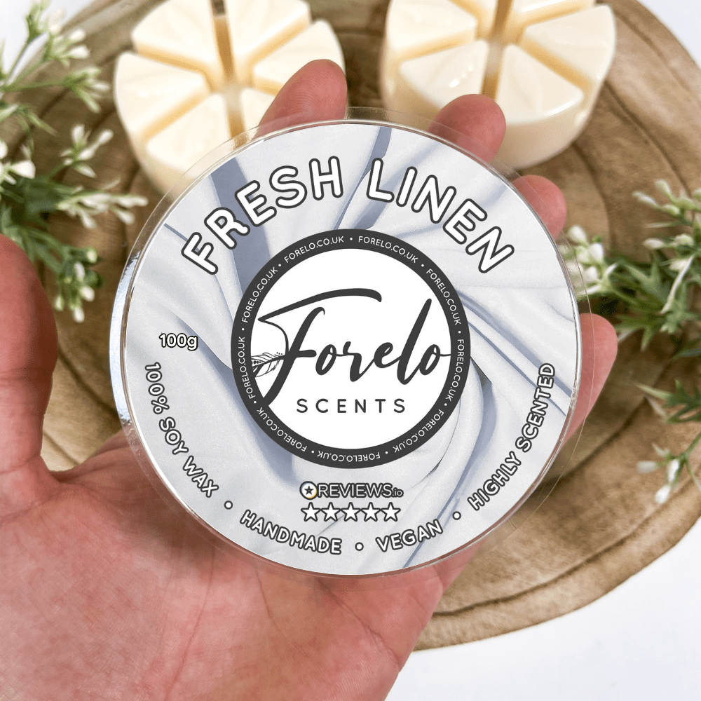 Fresh Linen Soy Wax Melt The Clean Clothes Smell - Forelo Scents