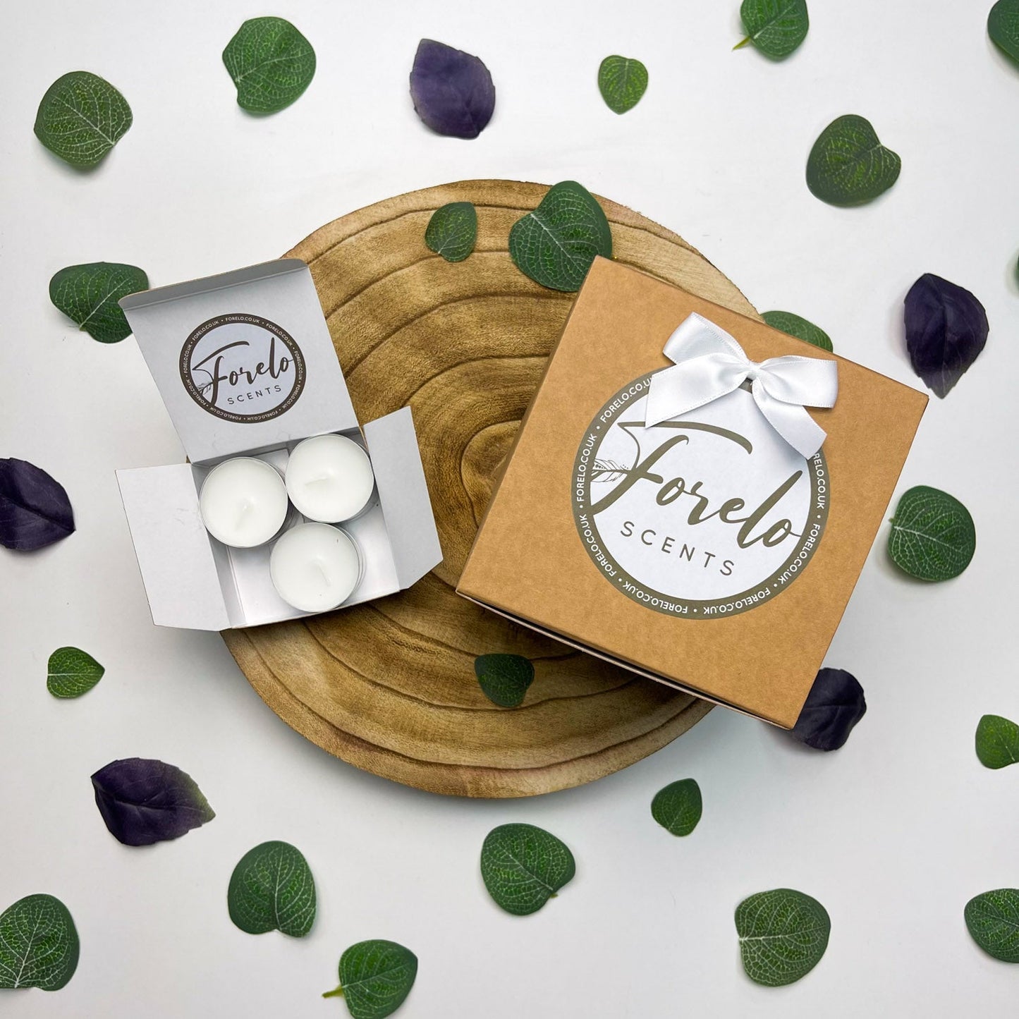 Gift Set Add-on Box Ribbon & Printed Lable Options - Forelo Scents