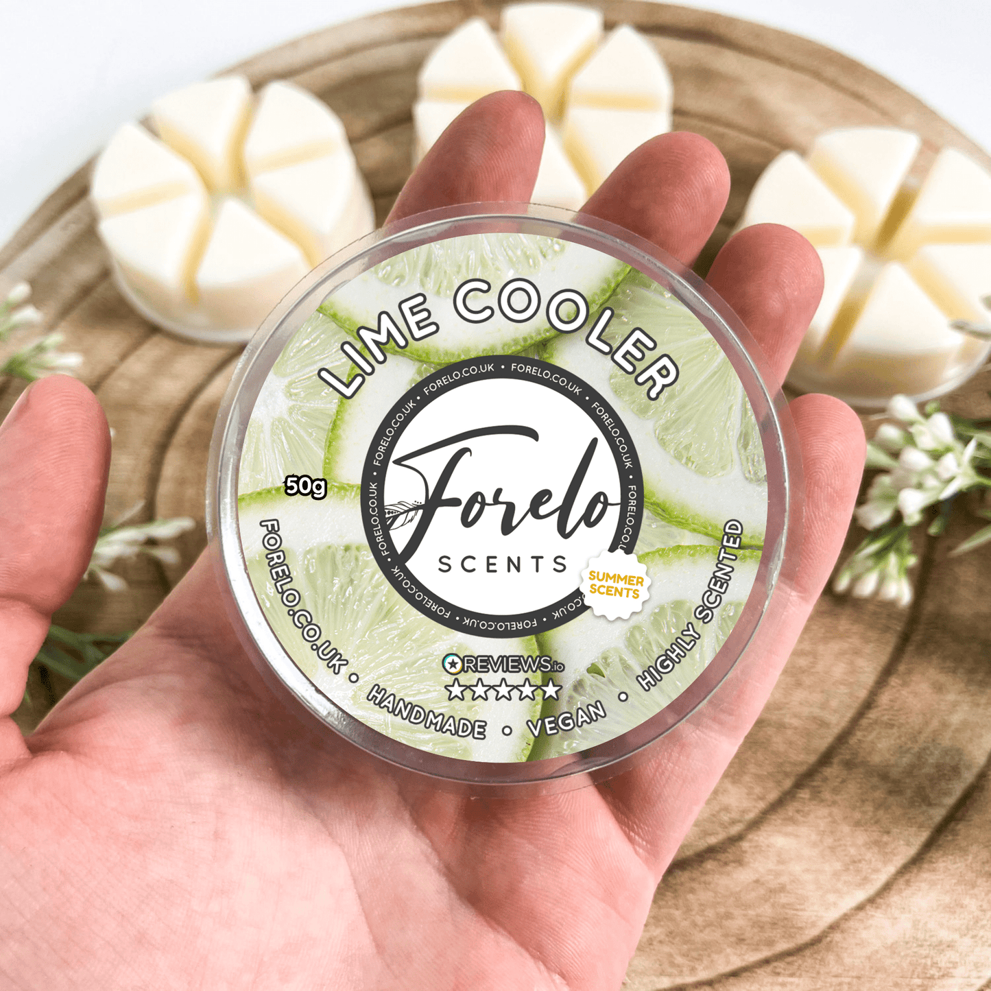 Lime Cooler Soy Wax Melt - Forelo Scents