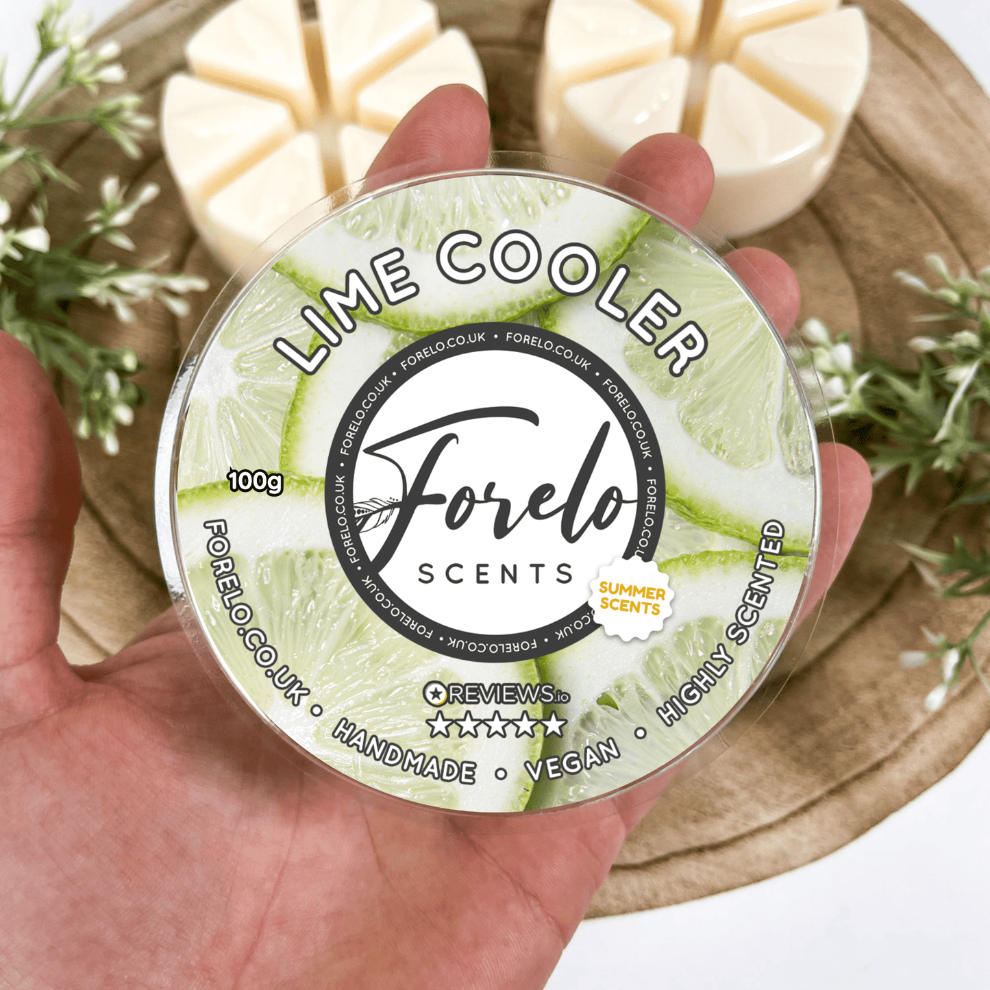 Lime Cooler Soy Wax Melt - Forelo Scents