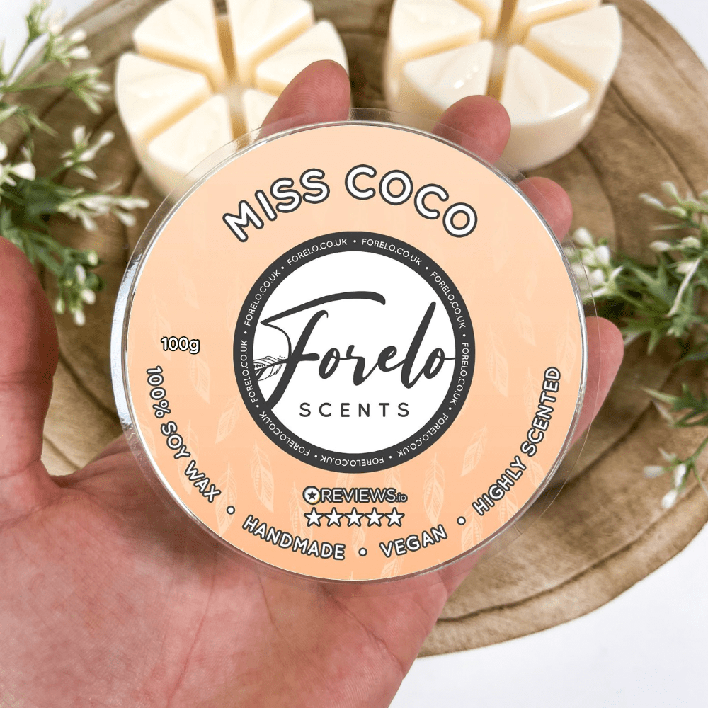 Miss Coco · Perfume Soy Wax Melt Highly Scented Home Fragrance - Forelo Scents