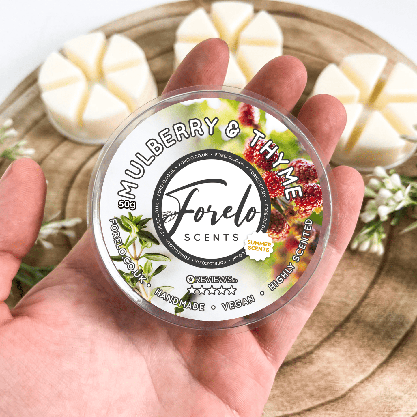 Mulberry & Thyme Soy Wax Melt - Forelo Scents
