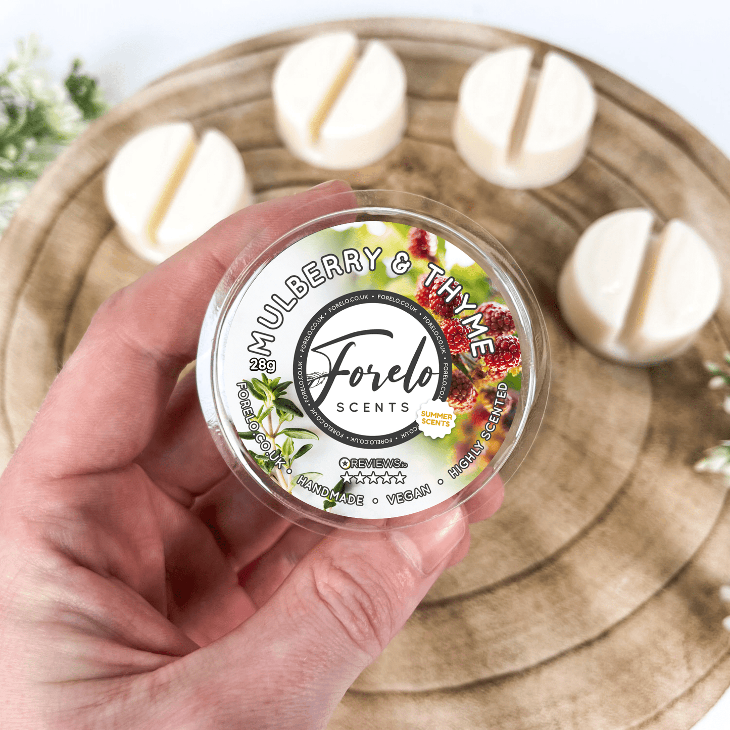Mulberry & Thyme Soy Wax Melt - Forelo Scents