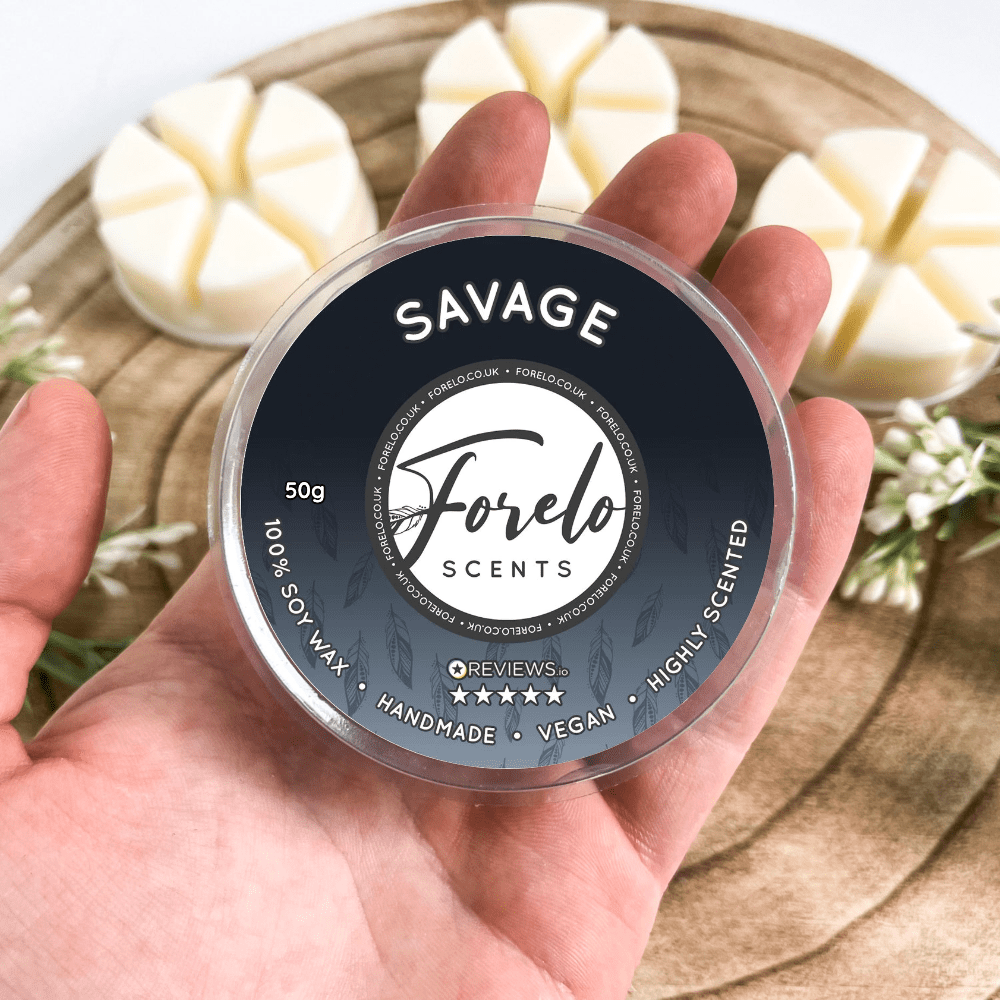 Savage · Aftershave Soy Wax Melt Highly Scented Home Fragrance - Forelo Scents