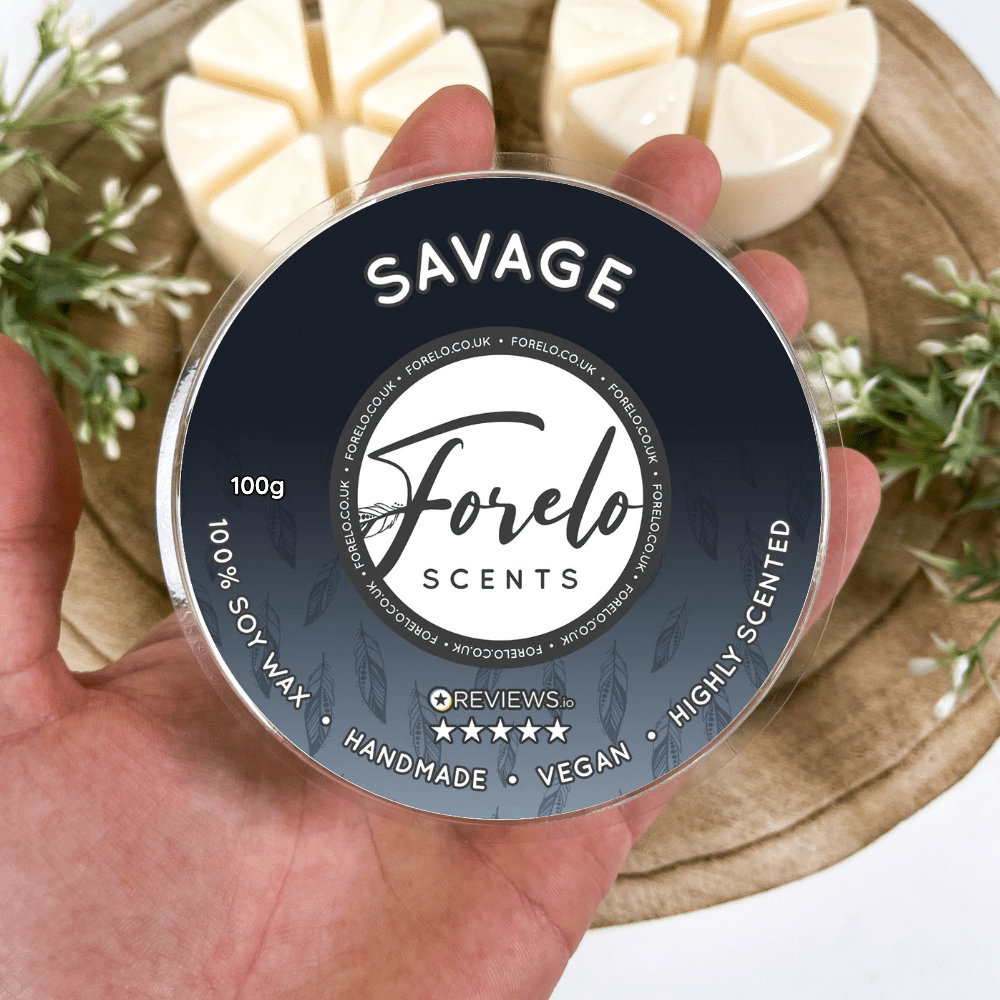 Savage · Aftershave Soy Wax Melt Highly Scented Home Fragrance - Forelo Scents