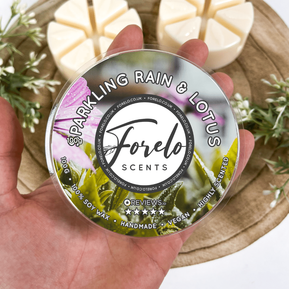 Sparkling Rain & Lotus Soy Wax Melt - Forelo Scents