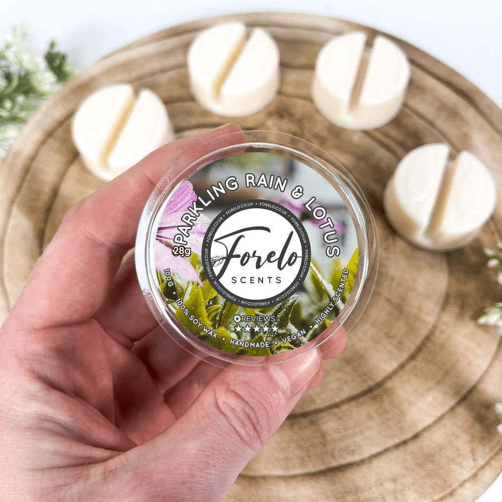 Sparkling Rain & Lotus Soy Wax Melt - Forelo Scents