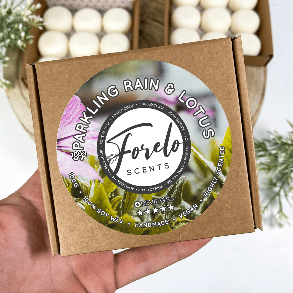 Sparkling Rain & Lotus Soy Wax Melt - Forelo Scents