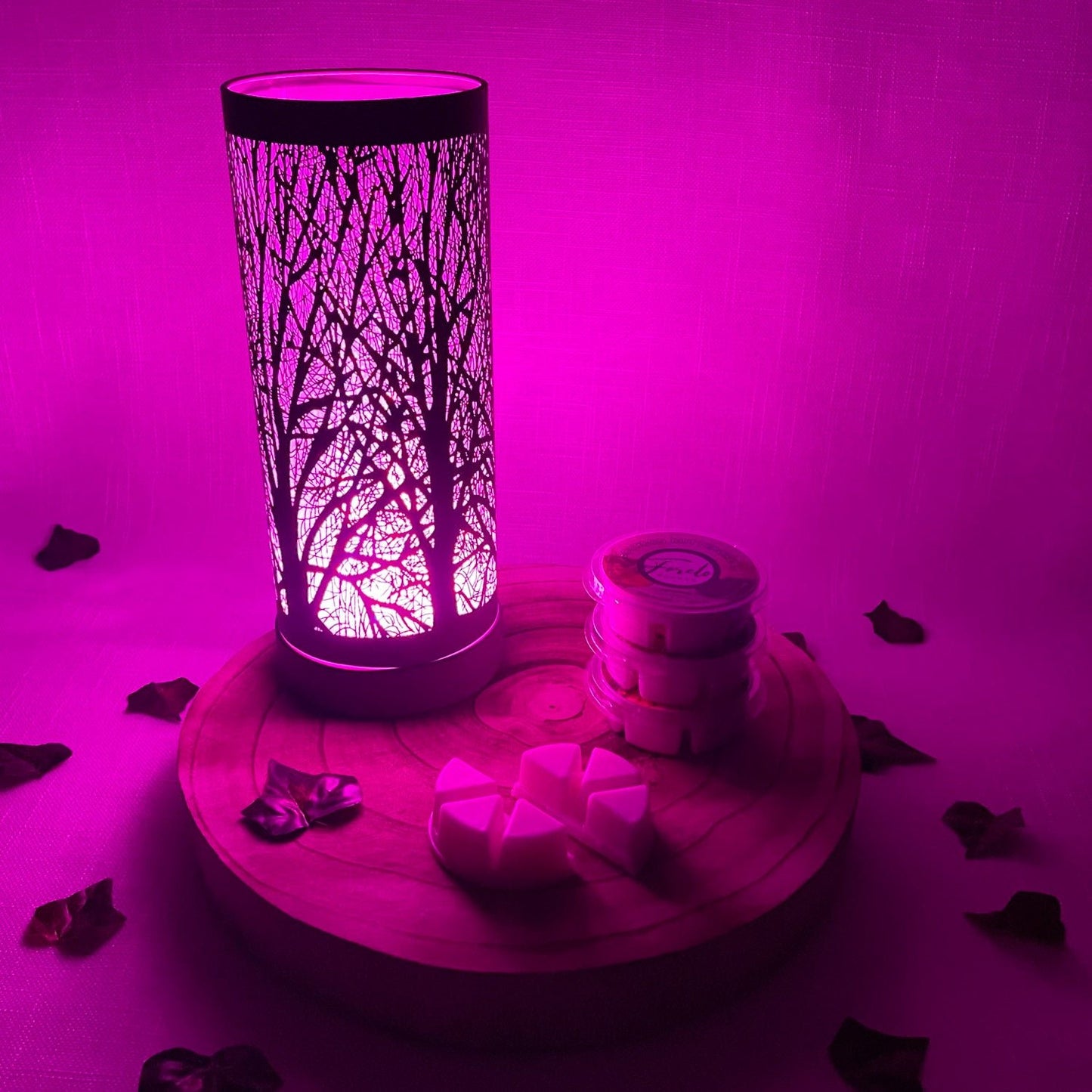 LED Tree Silhouette Burner & Wax Melt Bundle Deal - Forelo Scents
