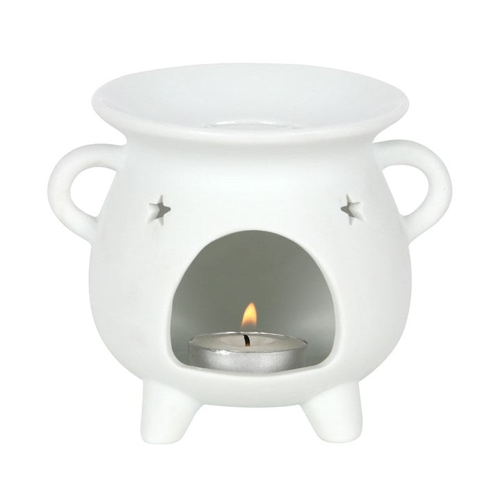 White Cauldron Ceramic Wax Melt Burner - Forelo Scents