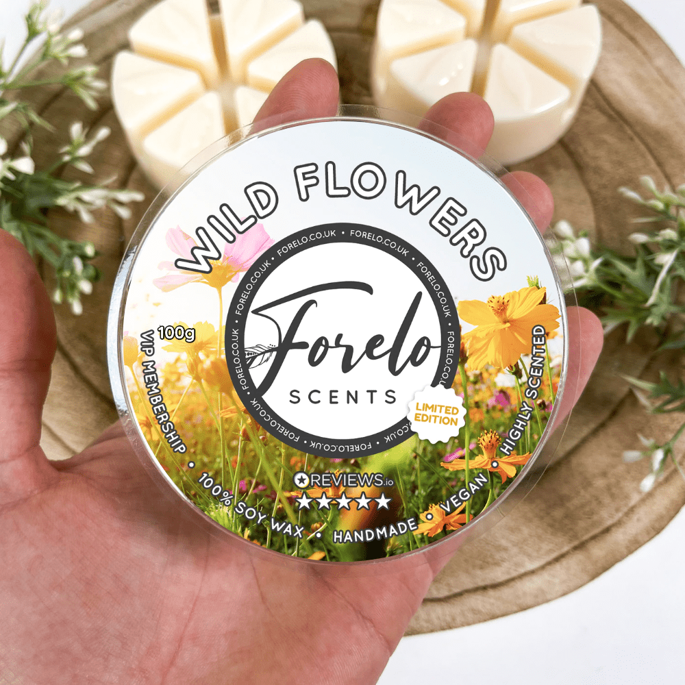 Wild Flowers Soy Wax Melt – Fresh, Natural Floral Home Fragrance - Forelo Scents