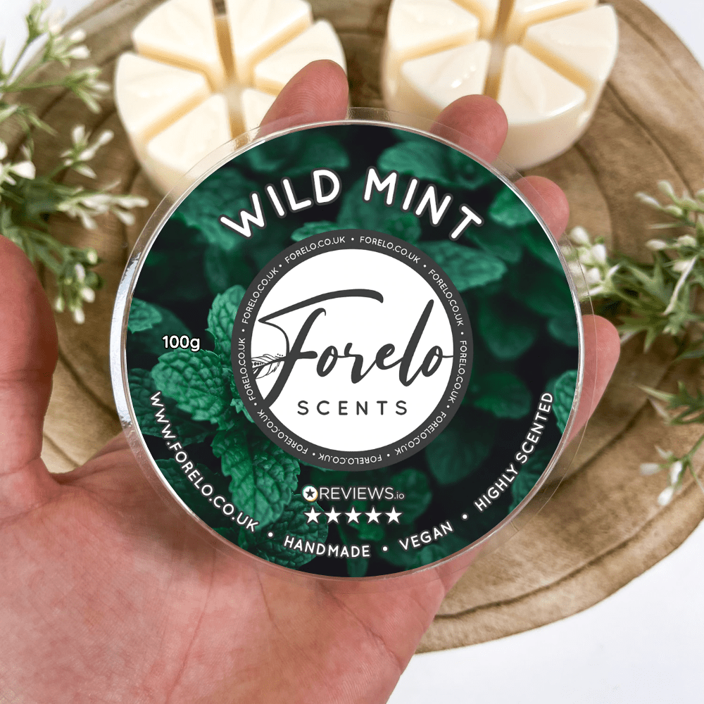 Wild Mint Soy Wax Melt – Fresh, Invigorating Home Fragrance - Forelo Scents
