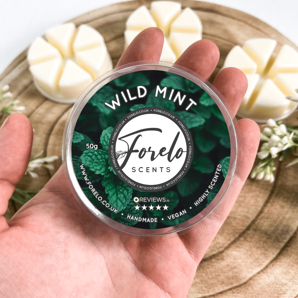Wild Mint Soy Wax Melt – Fresh, Invigorating Home Fragrance - Forelo Scents