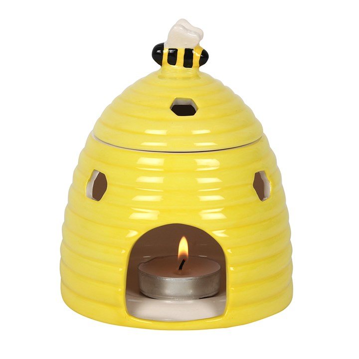 Yellow Beehive Ceramic Wax Melts Burner - Forelo Scents