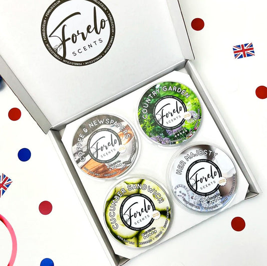 All Things British Soy Wax Melt Bundle (4 x 100g) - Forelo Scents