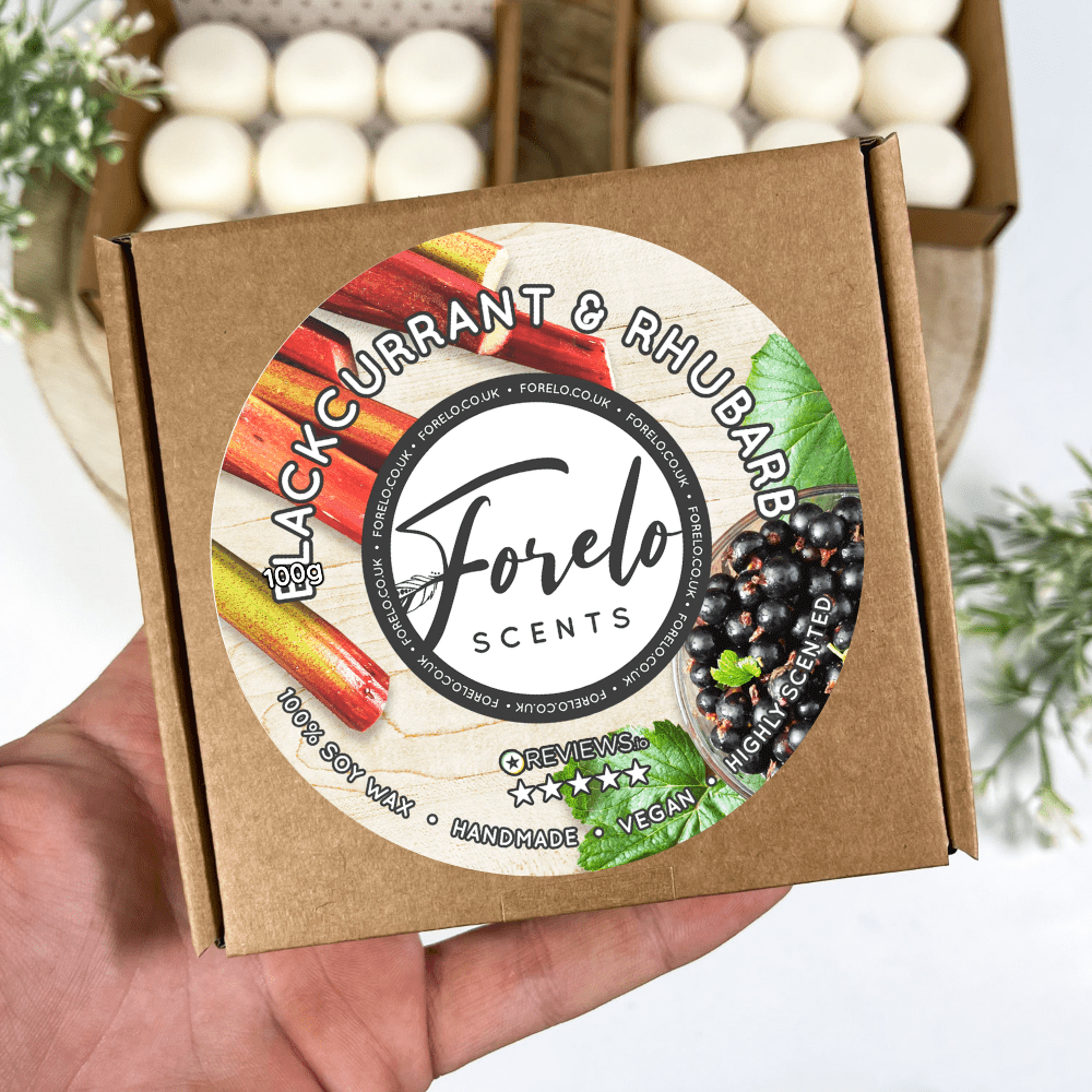 Blackcurrant & Rhubarb Soy Wax Melt – Sweet & Fruity Home Fragrance - Forelo Scents