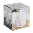 Ceramic Buddha Head Wax Melt Burner - Zen Home Decor - Forelo Scents