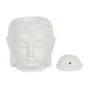 Ceramic Buddha Head Wax Melt Burner - Zen Home Decor - Forelo Scents