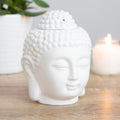 Ceramic Buddha Head Wax Melt Burner - Zen Home Decor - Forelo Scents