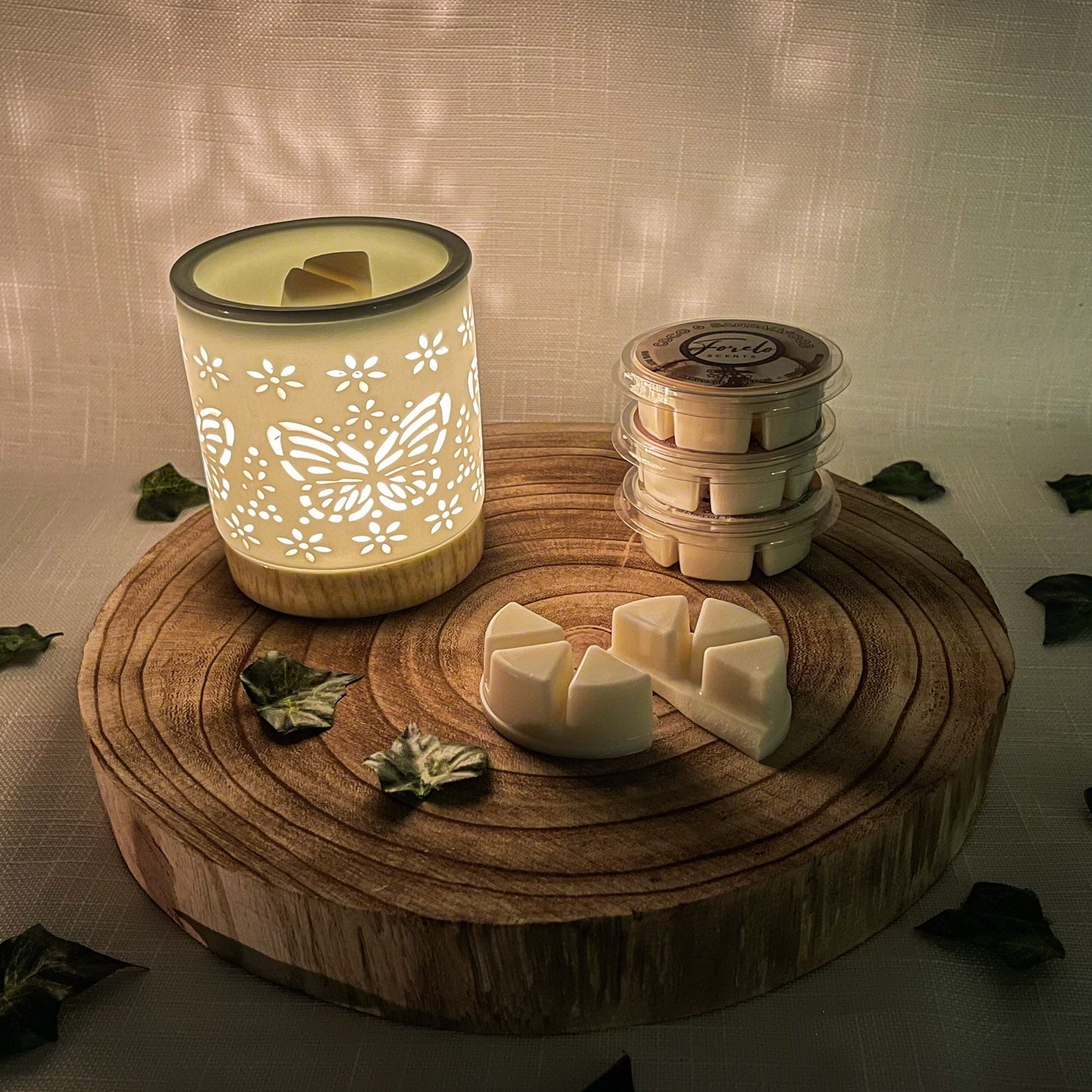 Butterfly Burner & Wax Melt Bundle - Forelo Scents