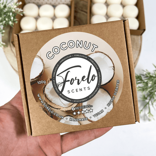 Coconut Soy Wax Melt – Tropical, Fresh Home Fragrance - Forelo Scents