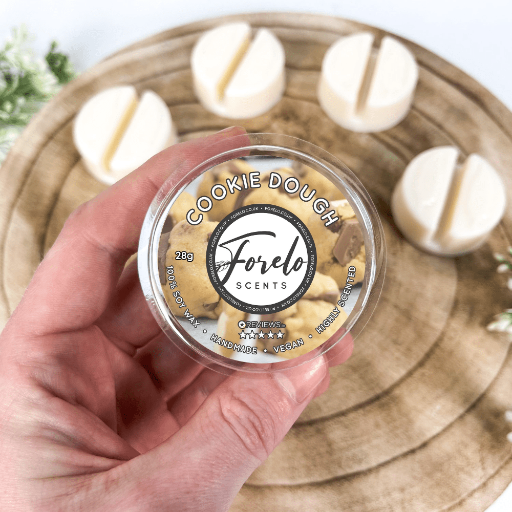 Vegan Cookie Dough Scented Soy Wax Melts - Natural Home Fragrance - Forelo Scents