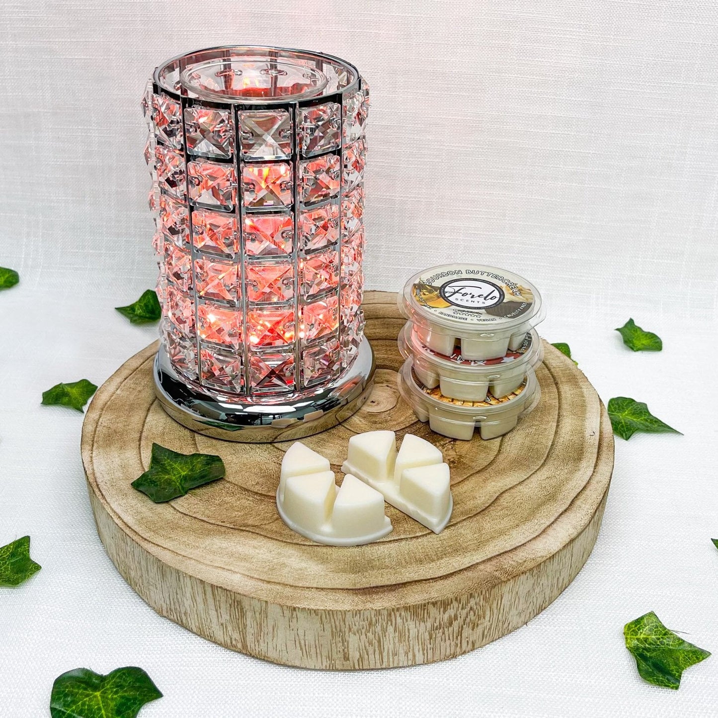 Crystal LED Burner & Wax Melt Bundle - Forelo Scents