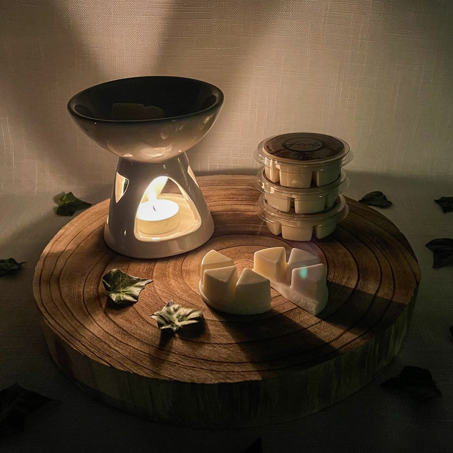 Deep Bowl Ceramic Burner & Wax Melt Bundle - Forelo Scents