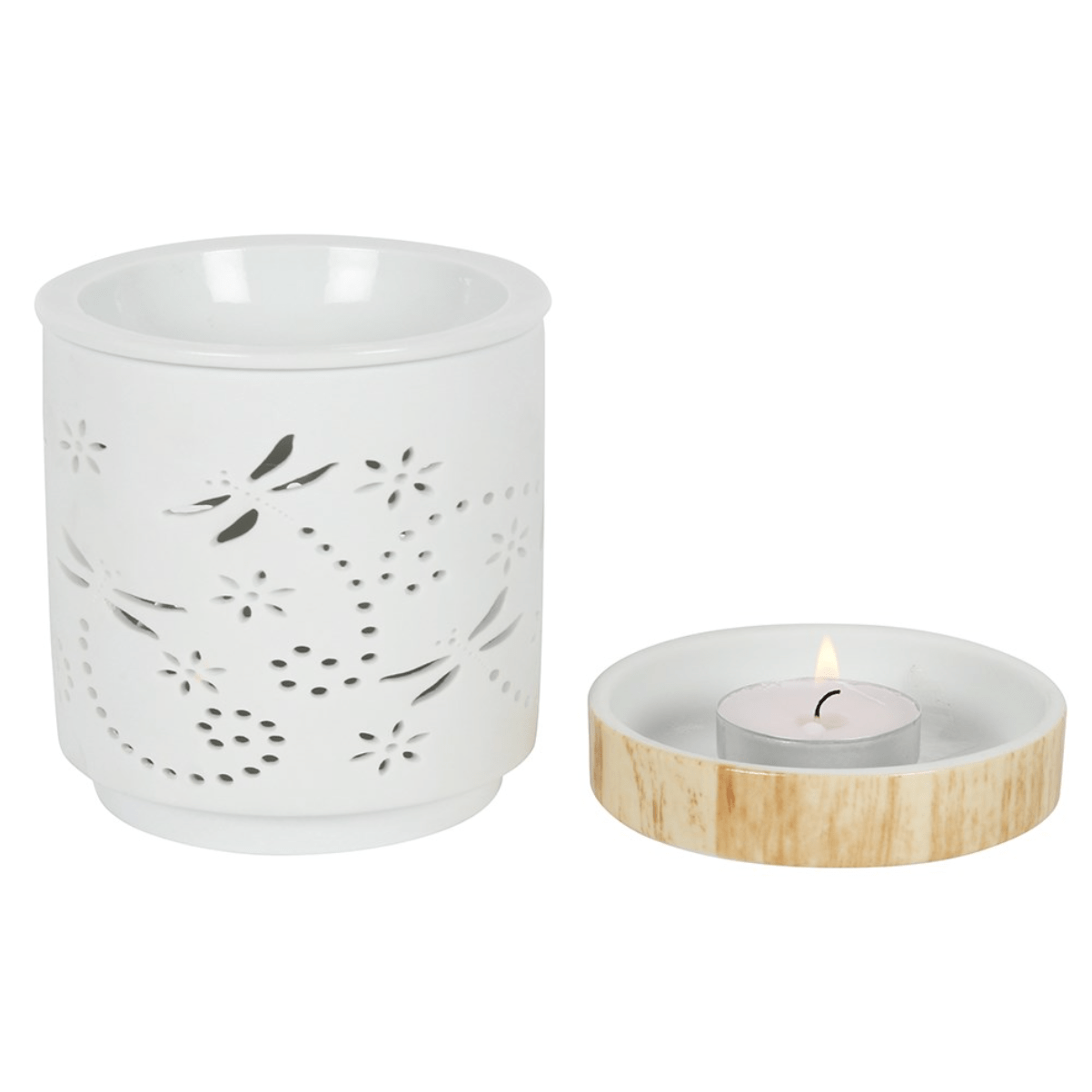 Dragonfly Ceramic Burner & Wax Melt Bundle - Forelo Scents